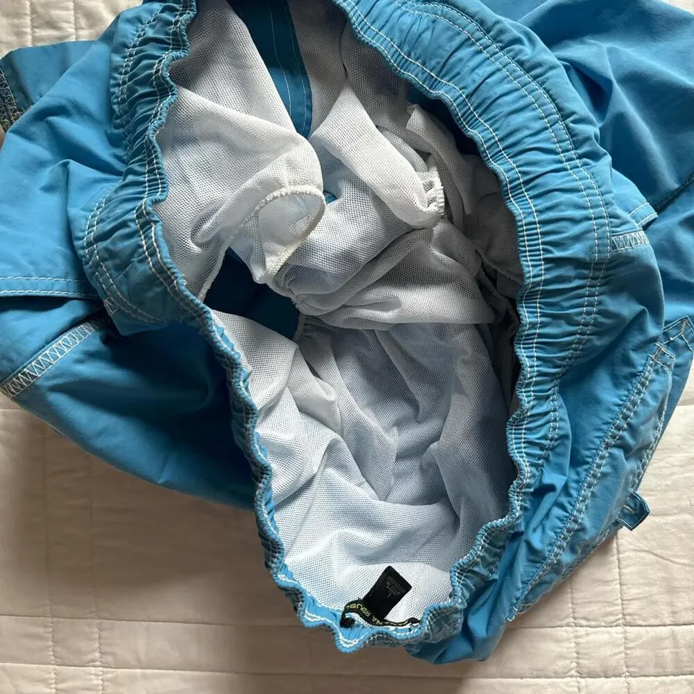 banana‎ republic blue swim trunks sz L board shorts beach resort